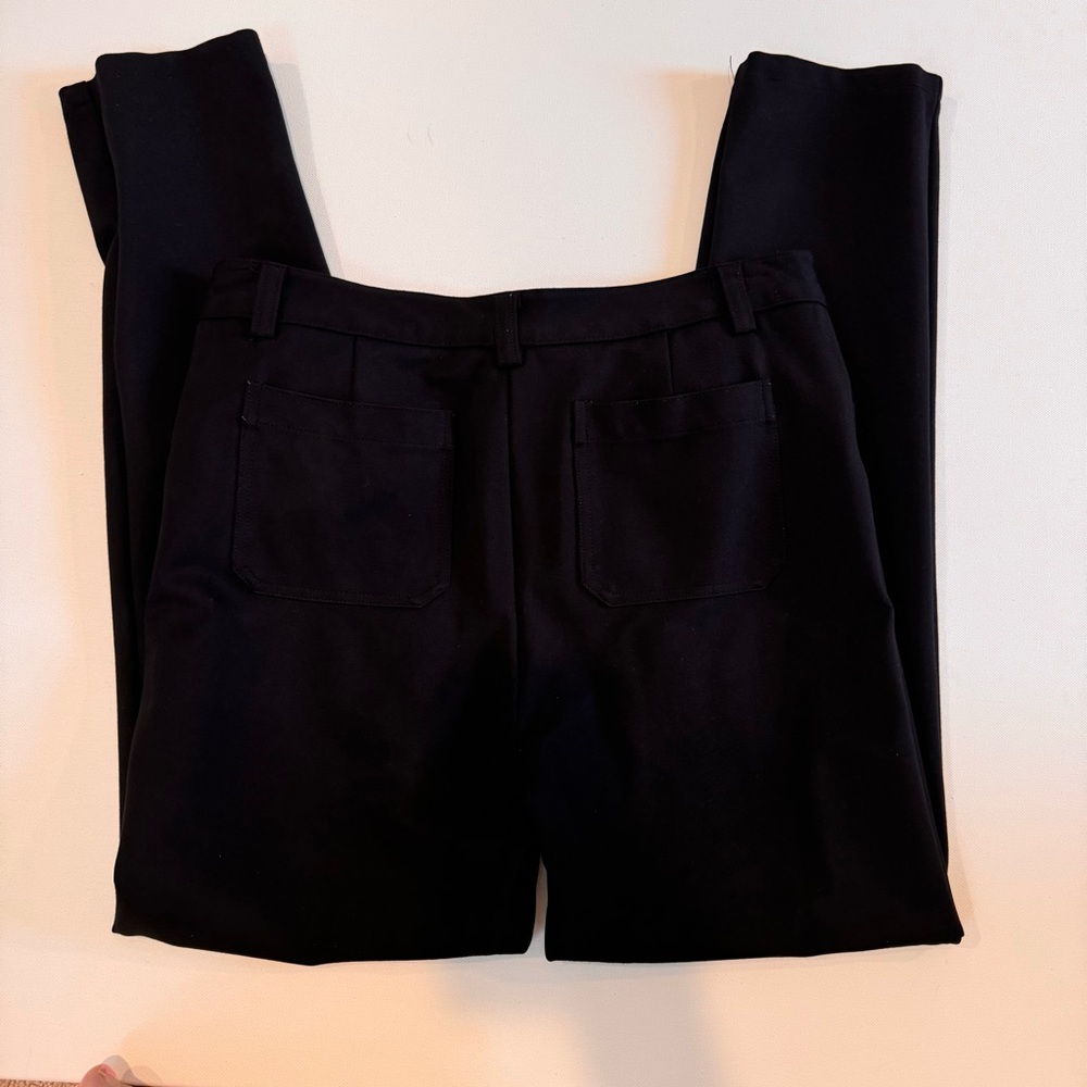 Andrew Marc 8 black dress pants.  Slim straight - Picture 8 of 11